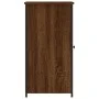 Mesita de noche madera de ingeniería marrón roble 32x42x80 cm de vidaXL, Mesitas de noche - Ref: Foro24-825971, Precio: 44,55...
