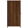 Oak brown engineered wood bedside table 32x42x80 cm by vidaXL, Nightstands - Ref: Foro24-825971, Price: 45,13 €, Discount: %