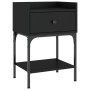 Nachttische 2 Stk. Holzwerkstoff schwarz 40,5x31x60 cm von vidaXL, Nachttische - Ref: Foro24-825894, Preis: 81,49 €, Rabatt: %