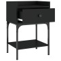 Nachttische 2 Stk. Holzwerkstoff schwarz 40,5x31x60 cm von vidaXL, Nachttische - Ref: Foro24-825894, Preis: 81,49 €, Rabatt: %