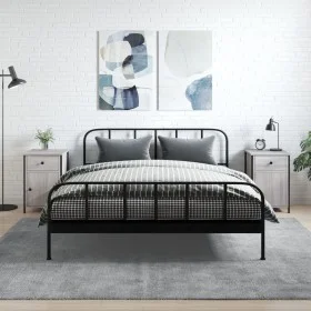 Mesitas de noche 2 uds madera contrachapada gris 40x42x60 cm de vidaXL, Mesitas de noche - Ref: Foro24-825910, Precio: 77,54 ...