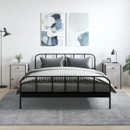 Bedside tables 2 pcs gray plywood 40x42x60 cm by vidaXL, Nightstands - Ref: Foro24-825910, Price: 78,49 €, Discount: %