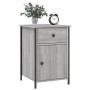 Nachttische 2 Stück graues Sperrholz 40x42x60 cm von vidaXL, Nachttische - Ref: Foro24-825910, Preis: 78,49 €, Rabatt: %