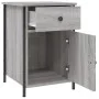 Bedside tables 2 pcs gray plywood 40x42x60 cm by vidaXL, Nightstands - Ref: Foro24-825910, Price: 78,49 €, Discount: %