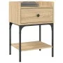Mesita de noche madera de ingeniería roble Sonoma 40,5x31x60 cm de vidaXL, Mesitas de noche - Ref: Foro24-825895, Precio: 50,...