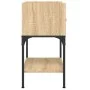 Mesita de noche madera de ingeniería roble Sonoma 40,5x31x60 cm de vidaXL, Mesitas de noche - Ref: Foro24-825895, Precio: 50,...