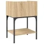 Mesita de noche madera de ingeniería roble Sonoma 40,5x31x60 cm de vidaXL, Mesitas de noche - Ref: Foro24-825895, Precio: 50,...