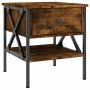 Nachttische 2 Stk. Holzwerkstoff Eiche geräuchert 40x42x45 cm von vidaXL, Nachttische - Ref: Foro24-825958, Preis: 76,65 €, R...