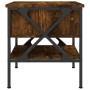 Nachttische 2 Stk. Holzwerkstoff Eiche geräuchert 40x42x45 cm von vidaXL, Nachttische - Ref: Foro24-825958, Preis: 76,65 €, R...