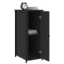 Bedside tables 2 units engineered wood black 32x42x80 cm by vidaXL, Nightstands - Ref: Foro24-825964, Price: 77,50 €, Discoun...