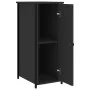 Bedside tables 2 units engineered wood black 32x42x80 cm by vidaXL, Nightstands - Ref: Foro24-825964, Price: 77,50 €, Discoun...
