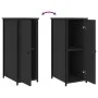 Bedside tables 2 units engineered wood black 32x42x80 cm by vidaXL, Nightstands - Ref: Foro24-825964, Price: 77,50 €, Discoun...