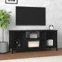 Mueble de TV madera contrachapada negro 102x35x45 cm de vidaXL, Muebles TV - Ref: Foro24-826285, Precio: 54,01 €, Descuento: %