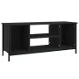 Mueble de TV madera contrachapada negro 102x35x45 cm de vidaXL, Muebles TV - Ref: Foro24-826285, Precio: 54,01 €, Descuento: %