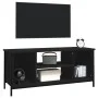 Mueble de TV madera contrachapada negro 102x35x45 cm de vidaXL, Muebles TV - Ref: Foro24-826285, Precio: 54,01 €, Descuento: %