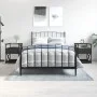 Bedside tables 2 units engineered wood black 40x42x55 cm by vidaXL, Nightstands - Ref: Foro24-826074, Price: 84,53 €, Discoun...
