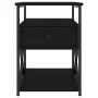 Mesitas de noche 2 uds madera de ingeniería negro 40x42x55 cm de vidaXL, Mesitas de noche - Ref: Foro24-826074, Precio: 84,53...