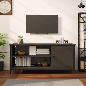 Black plywood TV cabinet 100x40x45 cm by vidaXL, TV Furniture - Ref: Foro24-826300, Price: 65,45 €, Discount: %