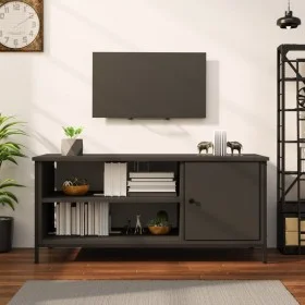 Schwarzer TV-Schrank aus Sperrholz, 100 x 40 x 45 cm von vidaXL, TV-Möbel - Ref: Foro24-826300, Preis: 64,44 €, Rabatt: %