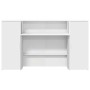 Mostrador de recepción blanco 180x50x103,5 cm madera ingeniería