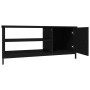 Schwarzer TV-Schrank aus Sperrholz, 100 x 40 x 45 cm von vidaXL, TV-Möbel - Ref: Foro24-826300, Preis: 65,45 €, Rabatt: %