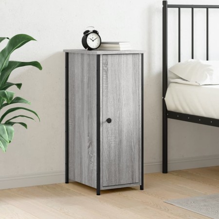 Sonoma grauer Nachttisch aus Holzwerkstoff, 32 x 42 x 80 cm von vidaXL, Nachttische - Ref: Foro24-825969, Preis: 46,57 €, Rab...