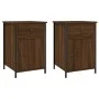 Bedside tables 2 pcs brown oak plywood 40x42x60 cm by vidaXL, Nightstands - Ref: Foro24-825912, Price: 77,72 €, Discount: %