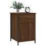 Nachttische 2 Stück braunes Eichensperrholz 40x42x60 cm von vidaXL, Nachttische - Ref: Foro24-825912, Preis: 78,69 €, Rabatt: %
