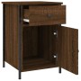 Bedside tables 2 pcs brown oak plywood 40x42x60 cm by vidaXL, Nightstands - Ref: Foro24-825912, Price: 78,69 €, Discount: %
