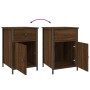 Bedside tables 2 pcs brown oak plywood 40x42x60 cm by vidaXL, Nightstands - Ref: Foro24-825912, Price: 78,69 €, Discount: %