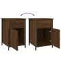 Bedside tables 2 pcs brown oak plywood 40x42x60 cm by vidaXL, Nightstands - Ref: Foro24-825912, Price: 77,72 €, Discount: %