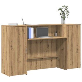 Mostrador de recepción roble artisian 180x50x103,5 cm Mostrador de recepción roble artisian 180x50x103,5 cm