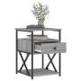 Nachttische 2 Einheiten Sonomagraues Holzwerkstoff 40x42x55 cm von vidaXL, Nachttische - Ref: Foro24-826080, Preis: 86,78 €, ...