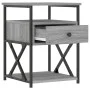 Nachttische 2 Einheiten Sonomagraues Holzwerkstoff 40x42x55 cm von vidaXL, Nachttische - Ref: Foro24-826080, Preis: 86,78 €, ...