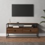 TV-Schrank aus braunem Eichensperrholz, 100 x 35 x 45 cm von vidaXL, TV-Möbel - Ref: Foro24-826309, Preis: 71,91 €, Rabatt: %