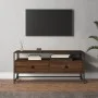 TV-Schrank aus braunem Eichensperrholz, 100 x 35 x 45 cm von vidaXL, TV-Möbel - Ref: Foro24-826309, Preis: 70,99 €, Rabatt: %