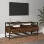 TV-Schrank aus braunem Eichensperrholz, 100 x 35 x 45 cm von vidaXL, TV-Möbel - Ref: Foro24-826309, Preis: 70,99 €, Rabatt: %