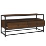 TV-Schrank aus braunem Eichensperrholz, 100 x 35 x 45 cm von vidaXL, TV-Möbel - Ref: Foro24-826309, Preis: 71,91 €, Rabatt: %
