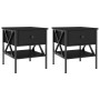 Nightstands 2 pcs engineered wood black 40x42x45 cm by vidaXL, Nightstands - Ref: Foro24-825954, Price: 84,95 €, Discount: %