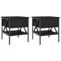 Nightstands 2 pcs engineered wood black 40x42x45 cm by vidaXL, Nightstands - Ref: Foro24-825954, Price: 83,74 €, Discount: %