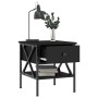Nightstands 2 pcs engineered wood black 40x42x45 cm by vidaXL, Nightstands - Ref: Foro24-825954, Price: 84,95 €, Discount: %
