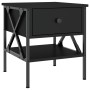 Nightstands 2 pcs engineered wood black 40x42x45 cm by vidaXL, Nightstands - Ref: Foro24-825954, Price: 84,95 €, Discount: %