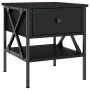 Nightstands 2 pcs engineered wood black 40x42x45 cm by vidaXL, Nightstands - Ref: Foro24-825954, Price: 83,74 €, Discount: %