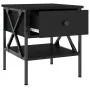 Nightstands 2 pcs engineered wood black 40x42x45 cm by vidaXL, Nightstands - Ref: Foro24-825954, Price: 83,74 €, Discount: %