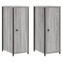 Nachttische 2 Stk. Technisches Holz Sonoma grau 32x42x80 cm von vidaXL, Nachttische - Ref: Foro24-825970, Preis: 57,29 €, Rab...