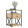 Nachttisch aus Sonoma-Eichenholzwerkstoff, 40 x 42 x 55 cm von vidaXL, Nachttische - Ref: Foro24-826075, Preis: 59,88 €, Raba...