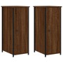 Mesitas noche 2 uds madera ingeniería marrón roble 32x42x80 cm by vidaXL, Nightstands - Ref: Foro24-825972, Price: 56,05 €, D...