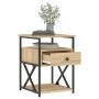 Nachttisch aus Sonoma-Eichenholzwerkstoff, 40 x 42 x 55 cm von vidaXL, Nachttische - Ref: Foro24-826075, Preis: 59,88 €, Raba...