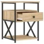 Nachttisch aus Sonoma-Eichenholzwerkstoff, 40 x 42 x 55 cm von vidaXL, Nachttische - Ref: Foro24-826075, Preis: 59,88 €, Raba...