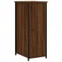 Mesitas noche 2 uds madera ingeniería marrón roble 32x42x80 cm de vidaXL, Mesitas de noche - Ref: Foro24-825972, Precio: 56,0...